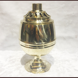 纯铜 酥油灯灯座 灯杯 直径 12cm   高21cm