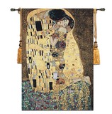 壁毯挂毯特价欧式挂毯壁挂特价艺术挂毯特价结婚礼品金色吻