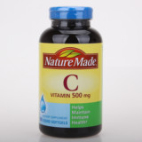 美国Nature Made天然维生素C 维C VC500mg液体软胶囊180粒