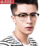 新款复古近视眼镜架潮眼睛男女眼镜框圆脸眼镜韩版超轻半框平光镜