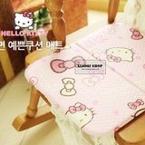 韩国进口Hello kitty 坐垫 椅垫 便携桑拿垫隔凉 折叠垫子 PVC软