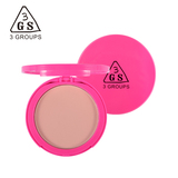 韩国3GS粉饼透明定妆修容干粉控油保湿遮瑕美白彩妆专柜正品包邮