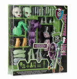 美泰正品Y6608怪物高中DIY自创高中精灵芭比娃娃换装系列女孩玩具