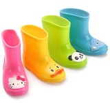 2-3-4-5岁糖果色儿童雨鞋男童女童雨靴子防水鞋学生宝宝防滑水鞋