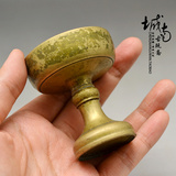 开光西藏传密宗灯盏黄铜酥油灯供灯座佛教用品老物件古董古玩殊胜