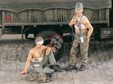 美国代购军迷模型Verlinden 受伤二战德国油轮(2)树脂模型工具包