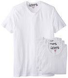 2016春夏新款 levis 李维斯官网正品男士白色圆领打底T恤 4件装