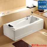 科泽 浴缸 亚克力 五件套 独立式普通浴缸 成人浴盆浴池1.4-1.8米
