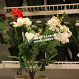 0.3温馨宜家IKEA菲卡人造盆栽植物玫瑰花人造玫瑰仿真绿植鲜花