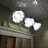 浴室卫生间梳欧式镜前灯led 妆台镜柜灯 创意简约美式田园壁灯具