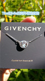 现货 美国代购Givenchy Necklace 纪梵希锁骨链水晶项链唐嫣同款