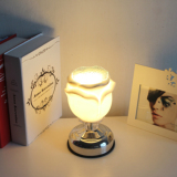 日式牡丹花朵陶瓷灯香薰小台灯 高透光率夜灯 实用创意家卧室礼品