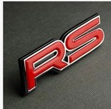 奇瑞A3无标中网RS标 RS中网标 RS赛车标 运动改装RS标 改装车标