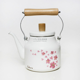 出口日本1.5升加厚搪瓷壶烧水壶咖啡壶茶壶冷水大茶壶电磁炉通用