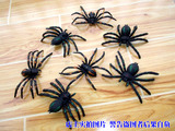 大号塑胶黑蜘蛛仿真逼真昆虫动物玩具恶作剧吓人整人道具特价包邮