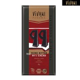 德国代购 Vivani 薇梵妮 99%可可优质黑巧克力 苦 黑巧克力80克