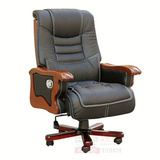 椅真皮椅子可躺老板椅家用电脑椅牛皮办公椅按摩椅职员椅特价大班