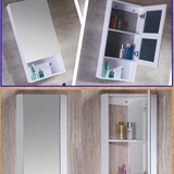 浴室柜镜柜 卫生间PVC板镜柜 防水防潮 三角镜柜 墙角镜柜卫浴镜
