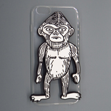 黑白漫画猿人猩猩 限量3个原创潮牌iPhone6/plus手机外壳