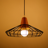 创意个性吊灯北欧艺术铁艺网状餐厅灯复古工业办公室吧台过道灯具