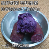 越南紫心蕃薯 新鲜天目紫薯 生紫番薯紫红薯紫地瓜 5斤装包邮