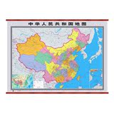 中国地图挂图2015年新版办公室高档知识版装饰画1.8米×1.3 超大