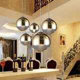北欧宜家吊灯创意个性客厅玻璃吧台客厅现代简约楼梯三头餐厅吊灯