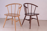 欧式实木餐椅现代简约北欧餐椅靠背椅设计师椅酒店工程咖啡厅椅子