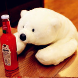海洋馆北极熊公仔毛绒玩具抱抱趴趴熊 可爱咔咔熊玩偶女生礼物