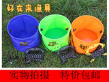 EVA提水桶带5米绳打水桶 放鱼桶钓鱼桶渔具用品取水小桶新品包邮