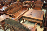大红酸枝（沙发+茶几交趾黄檀）江南沙发六件套明清古典红木家具