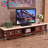 华美斯新款欧式电视柜法式实木地柜组合创意客厅家具宜家卧室矮柜