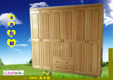 订做实木衣柜家具二三门四门大衣柜组装简易儿童移门松木衣柜书柜