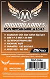 100张 57.5x89 MDG-7044 游戏卡套透明牌套桌游配件 Mayday Games