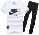 专柜正品专柜正品耐克Nike短袖套装男夏季运动长裤纯棉薄款T恤