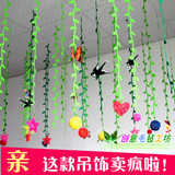 幼儿园吊饰挂饰空中装饰 diy藤球商场走廊挂件 教室环境布置藤球