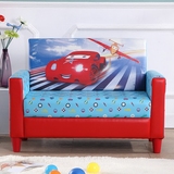 儿童沙发卡通极速汽车男宝款小沙发创意双人宝宝皮艺沙发座椅特价