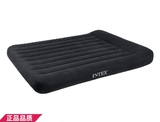 包邮正品INTEX双人加大充气床垫 内置枕头植绒床气垫床户外充气床