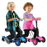特价包邮瑞士三合一儿童滑板车3三轮闪光2-7岁小孩宝宝可坐踏板车
