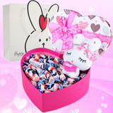 冠生园大白兔奶糖约45粒 创意心形糖果礼盒送儿童朋友儿童节礼物