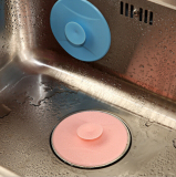 创意厨房水槽堵水塞下水口堵水器 不锈钢水斗配件洗菜盆浴缸盖子