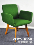 促销！北欧设计师创意家具洽谈椅简约时尚休闲椅水曲柳实木餐椅