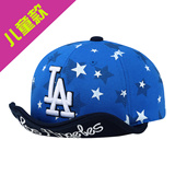 韩国代购MLB儿童棒球帽遮阳防晒帽子蓝色道奇队LA专柜正品包邮