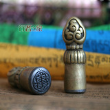 西藏藏式老印章法印小铜印藏印章尼泊尔纯铜手工雕刻个性藏印08款