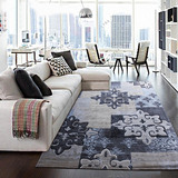 新款欧式客厅茶几地毯艺术壁挂毯混纺现代简约田园沙发地毯垫满铺