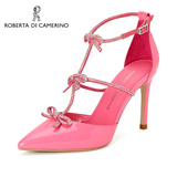 roberta诺贝达2016年夏新款女士凉鞋 通勤纯色细跟女鞋RM67205