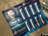 美国直邮Oral B欧乐比电动牙刷EB20 4替换刷头清洁牙线型 8支装