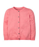 【英国童装代购】mothercare 女童纯棉粉红色细针织开衫儿童外套