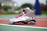 AIR Jordan 6 AJ6 正品乔丹6代篮球鞋 情人节女鞋 543390-009