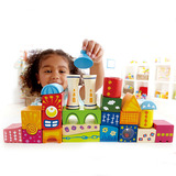 德国HaPe 奇幻城堡积木E0418AE 环保创意拼装礼物 儿童益智玩具